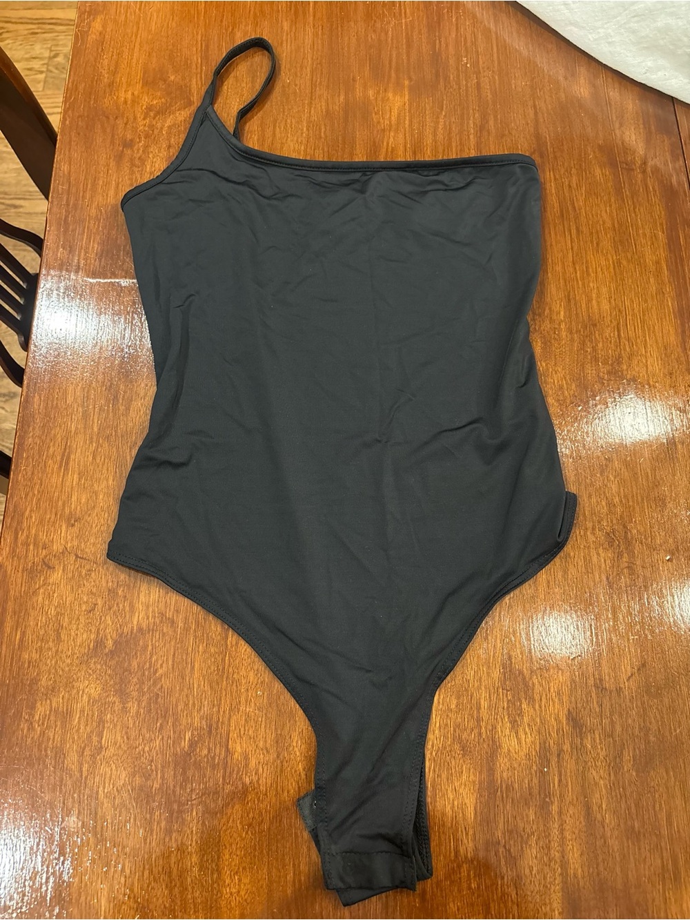 Princess Polly Black One-Shoulder Bodysuit